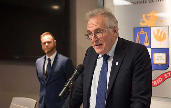 M. Lalande Vice-Recteur aux relations avec les diplomés